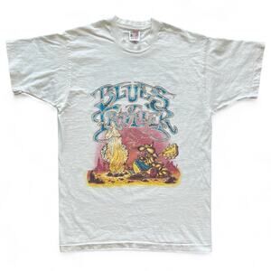 Vintage 90s Blues Traveler Straight On Till Morning Tour Band Shirt FOTL USA L